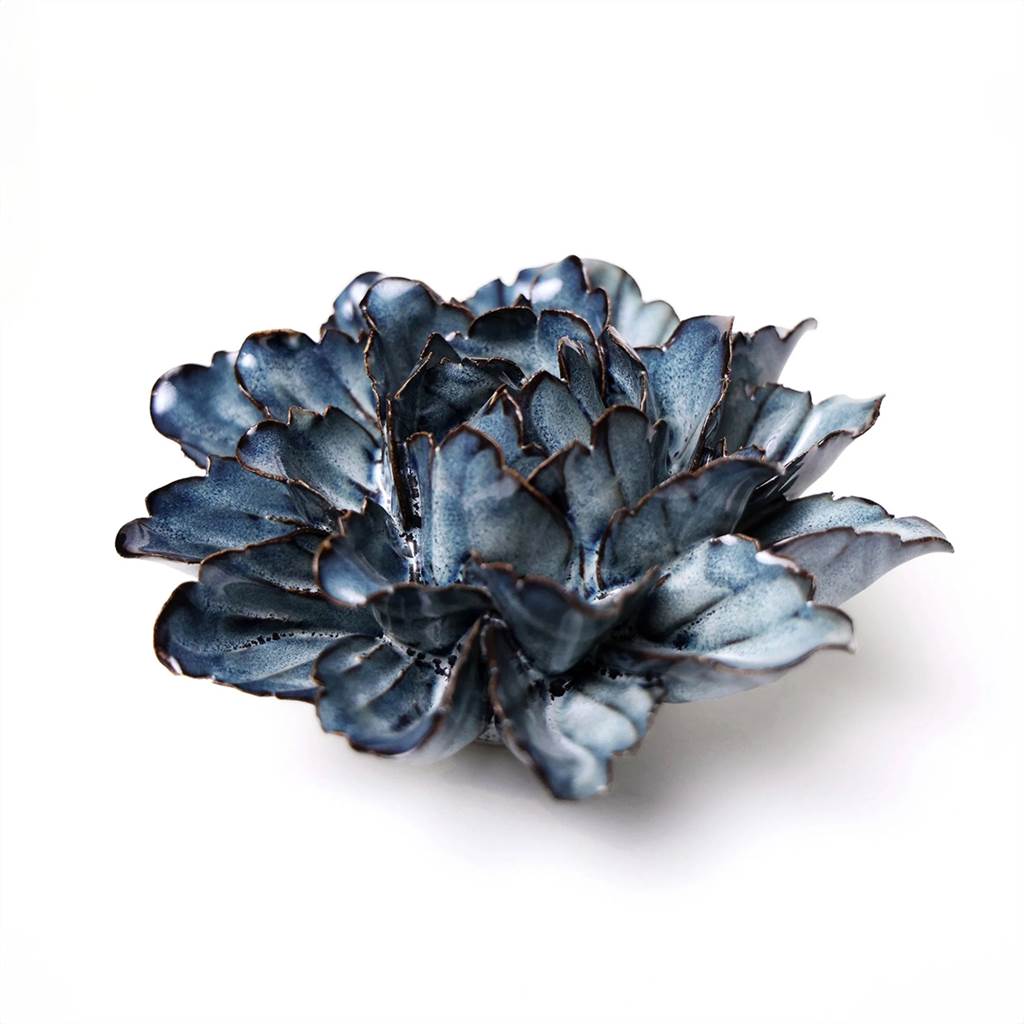 Blue Ceramic Flower