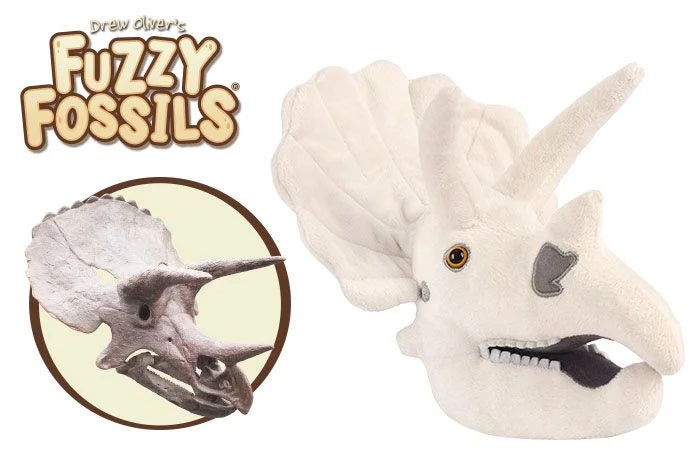 Triceratops Skull Plush