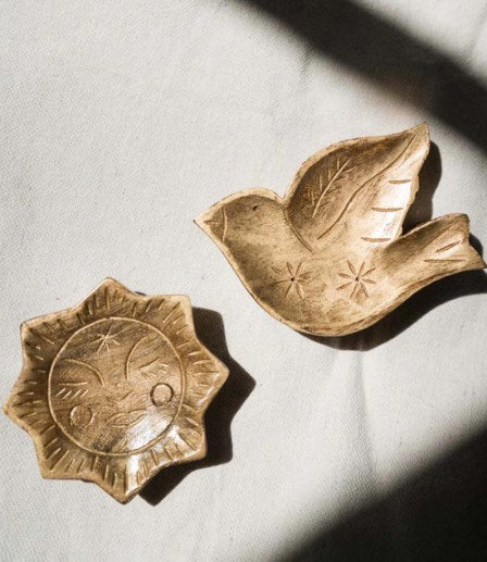 Gold Bird Trinket Dish