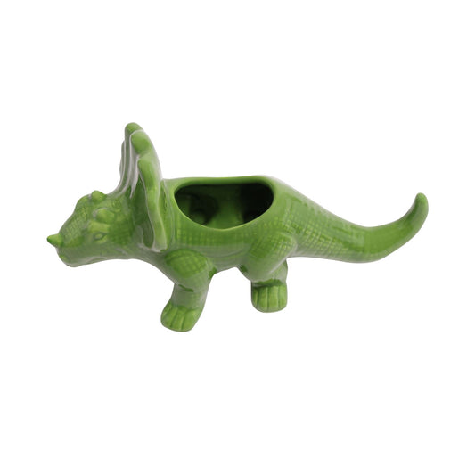Fluorite Green Triceratops Planter