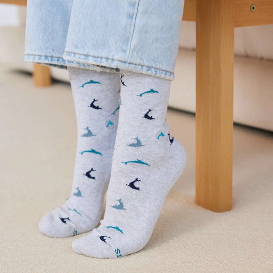 Socks that Protect Dolphins Medium