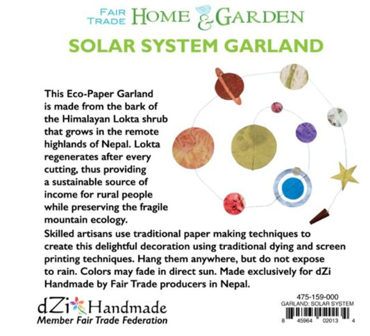 Solar System Eco Garland
