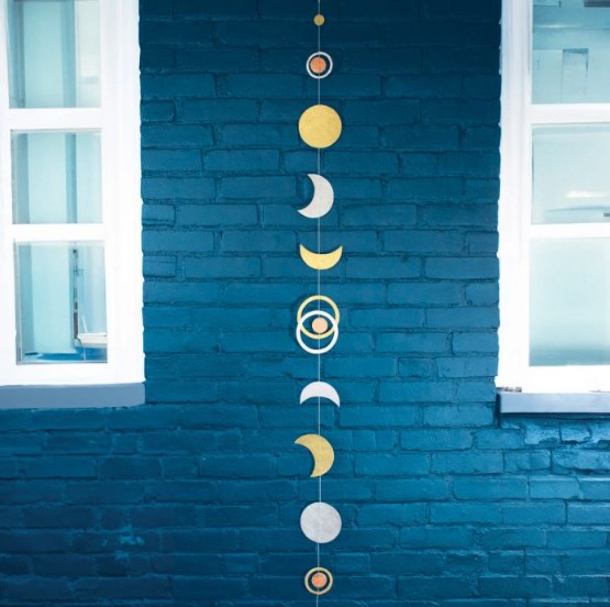Moon Phase Eco Garland