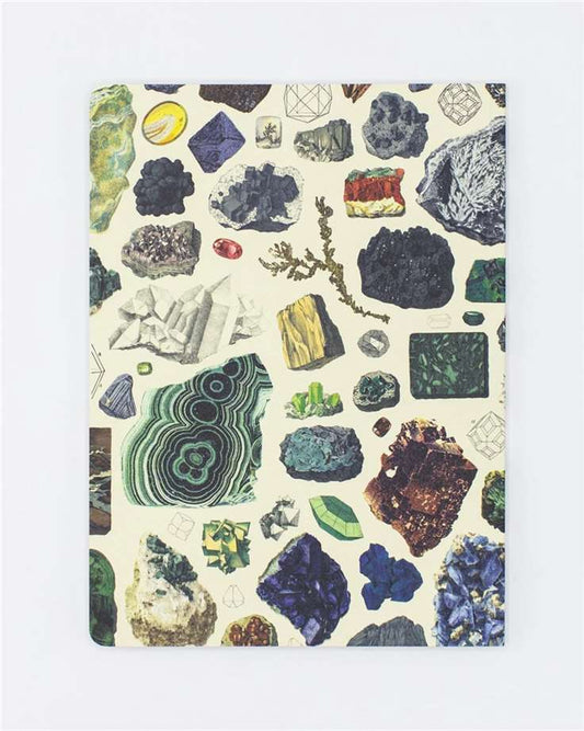 Gems & Minerals Softcover Notebook