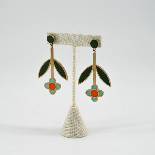 Flower Drop Earrings