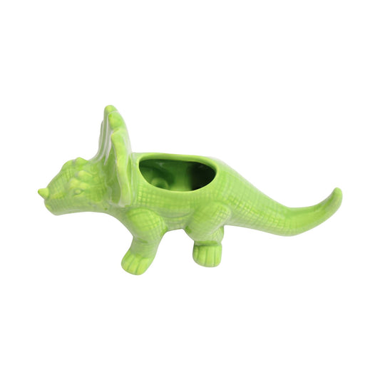 Foliage Green Triceratops Planter