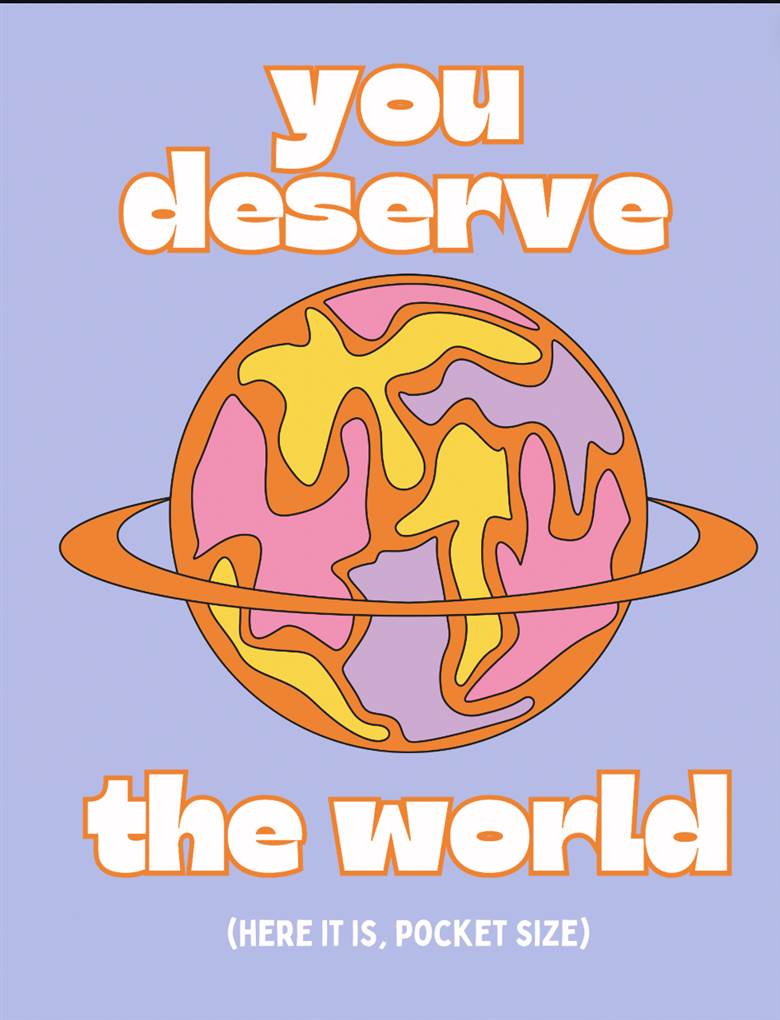 You Deserve the World Greeting Card