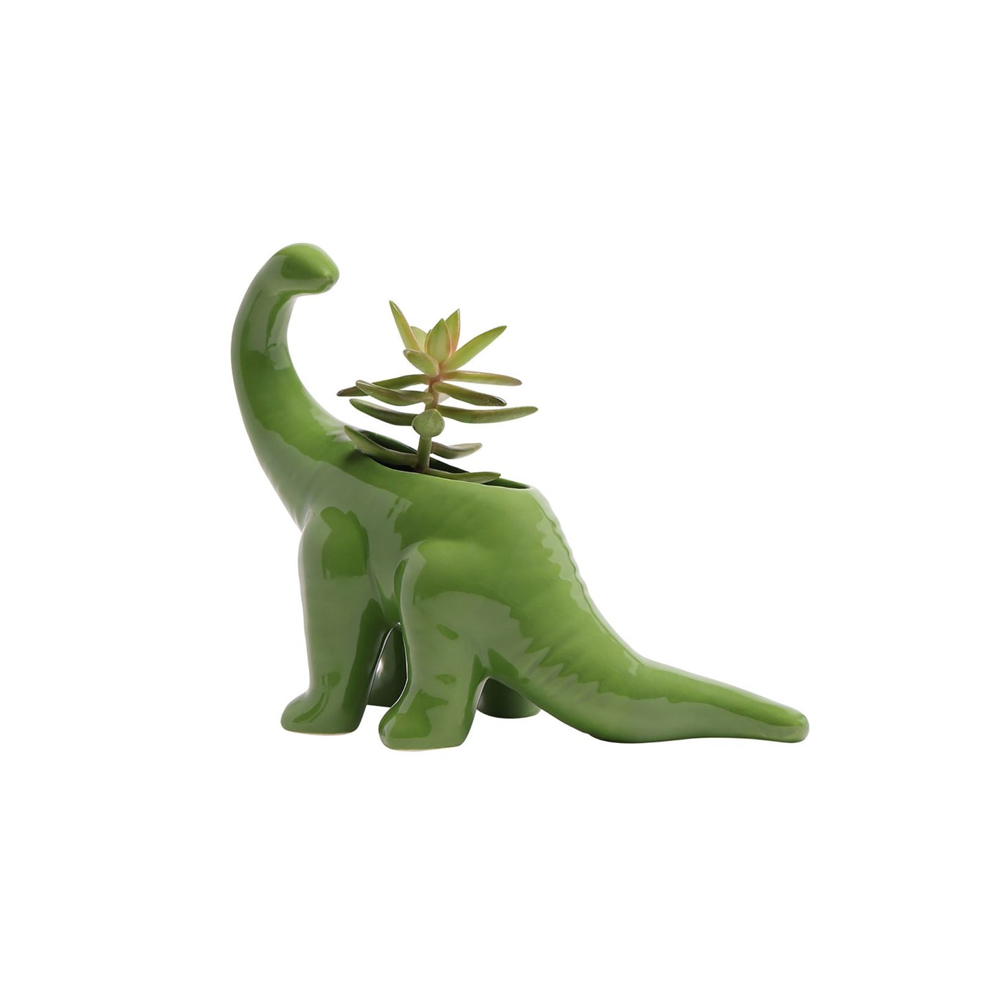 Fluorite Green Brontosaurus Planter