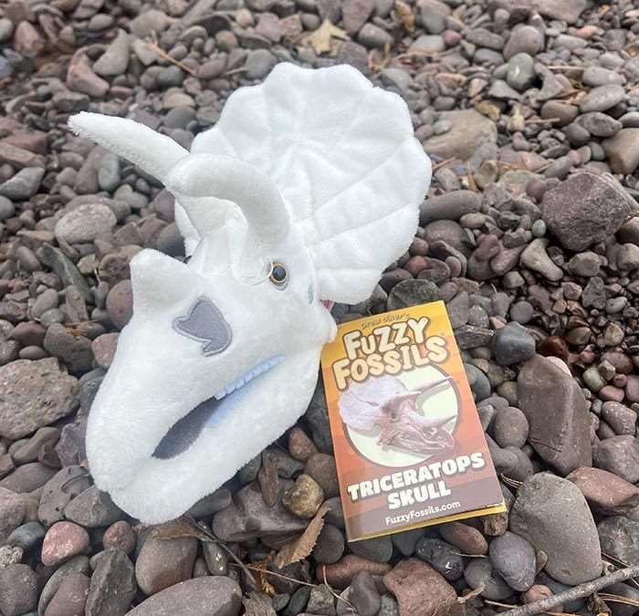 Triceratops Skull Plush