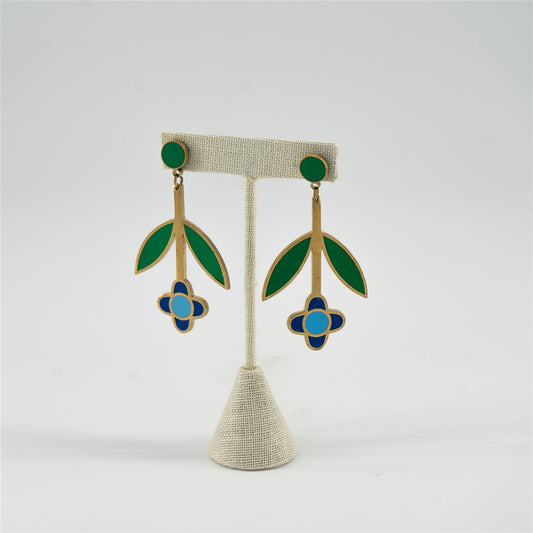 Flower Drop Earrings