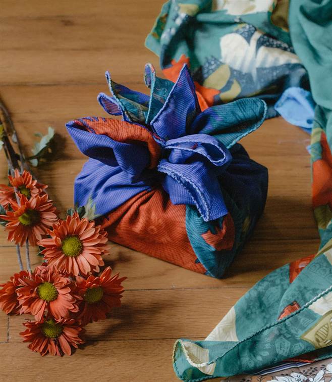 Upcyled Sari Wrap