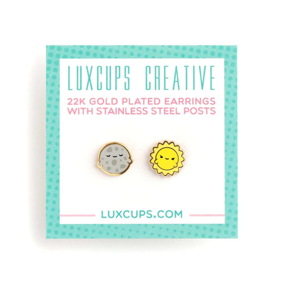 Luna & Sol Enamel Earrings