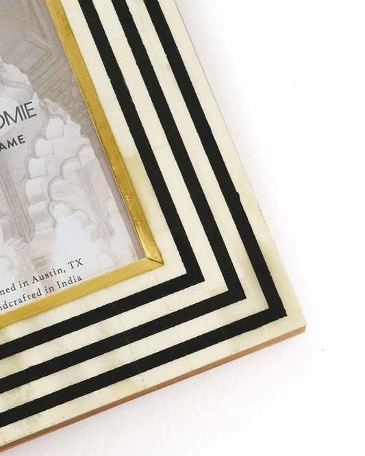 Rajiva Black & Cream Picture Frame