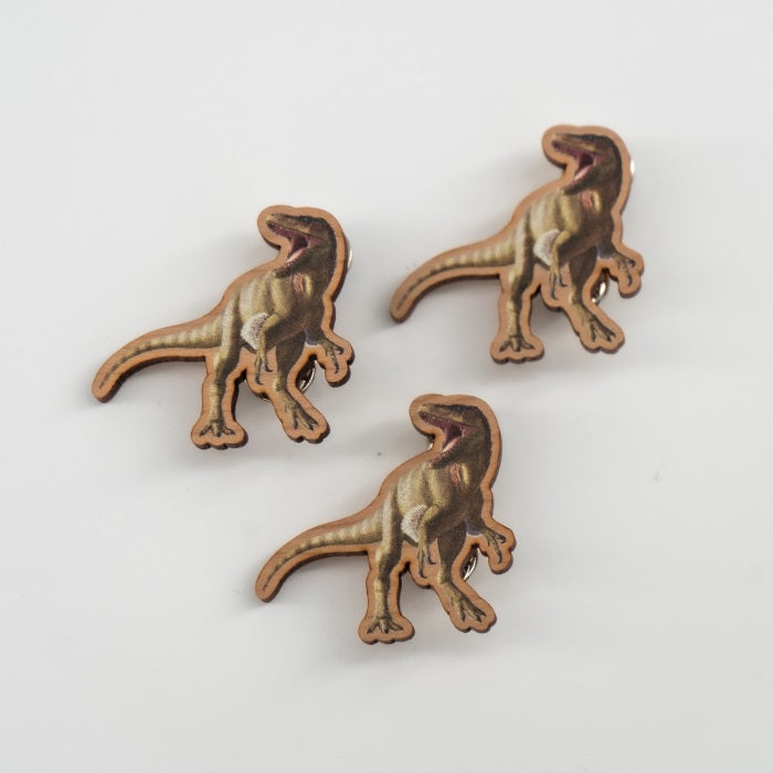 Dryptosaurus Wooden Pin