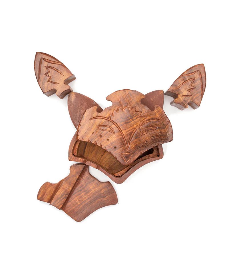 Fox Face Puzzle Box