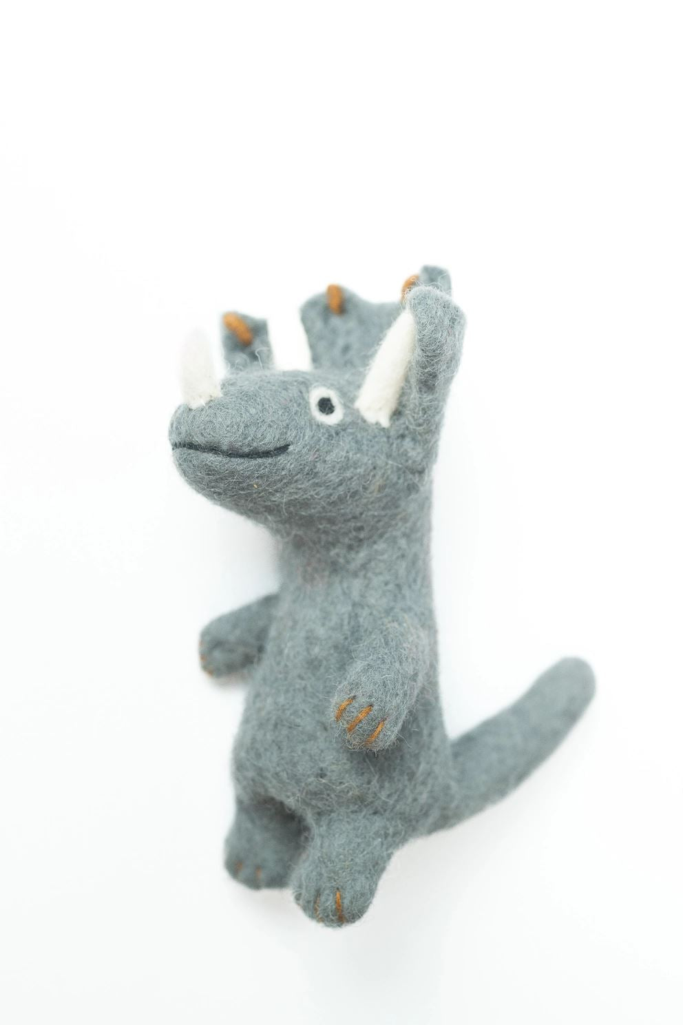 Triceratops Finger Puppet