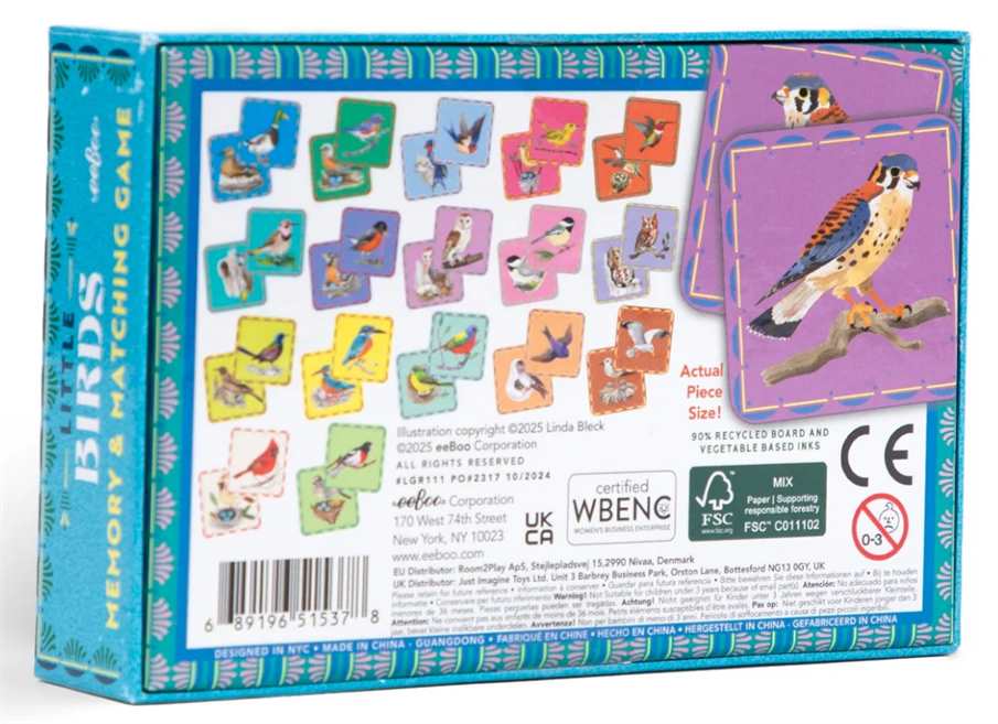 Birds Little Matching Game
