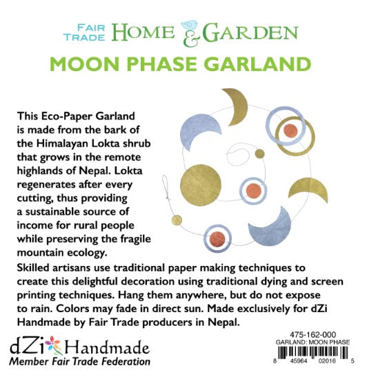 Moon Phase Eco Garland