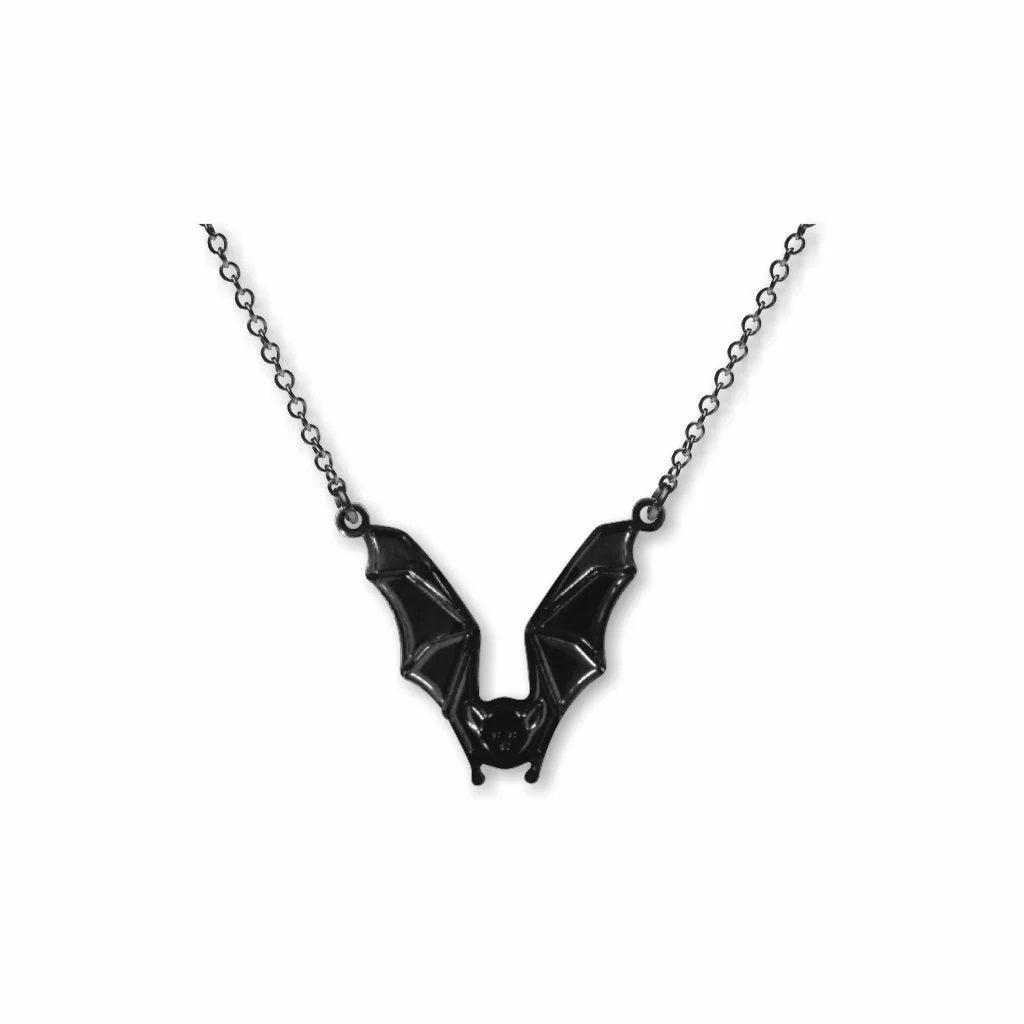Bat Metal Pendant Necklace