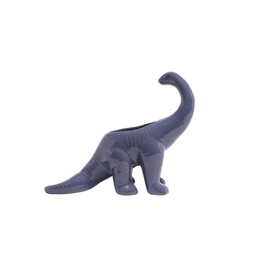 Blue Stone Brontosaurus Planter