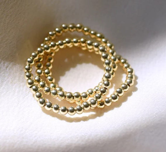 Stretchable Beaded Ring
