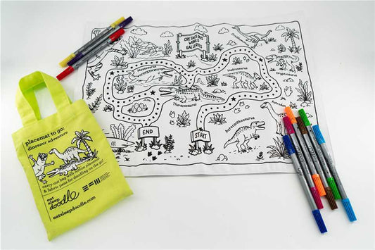 Placemat to Go: EFM Dinosaur Adventure