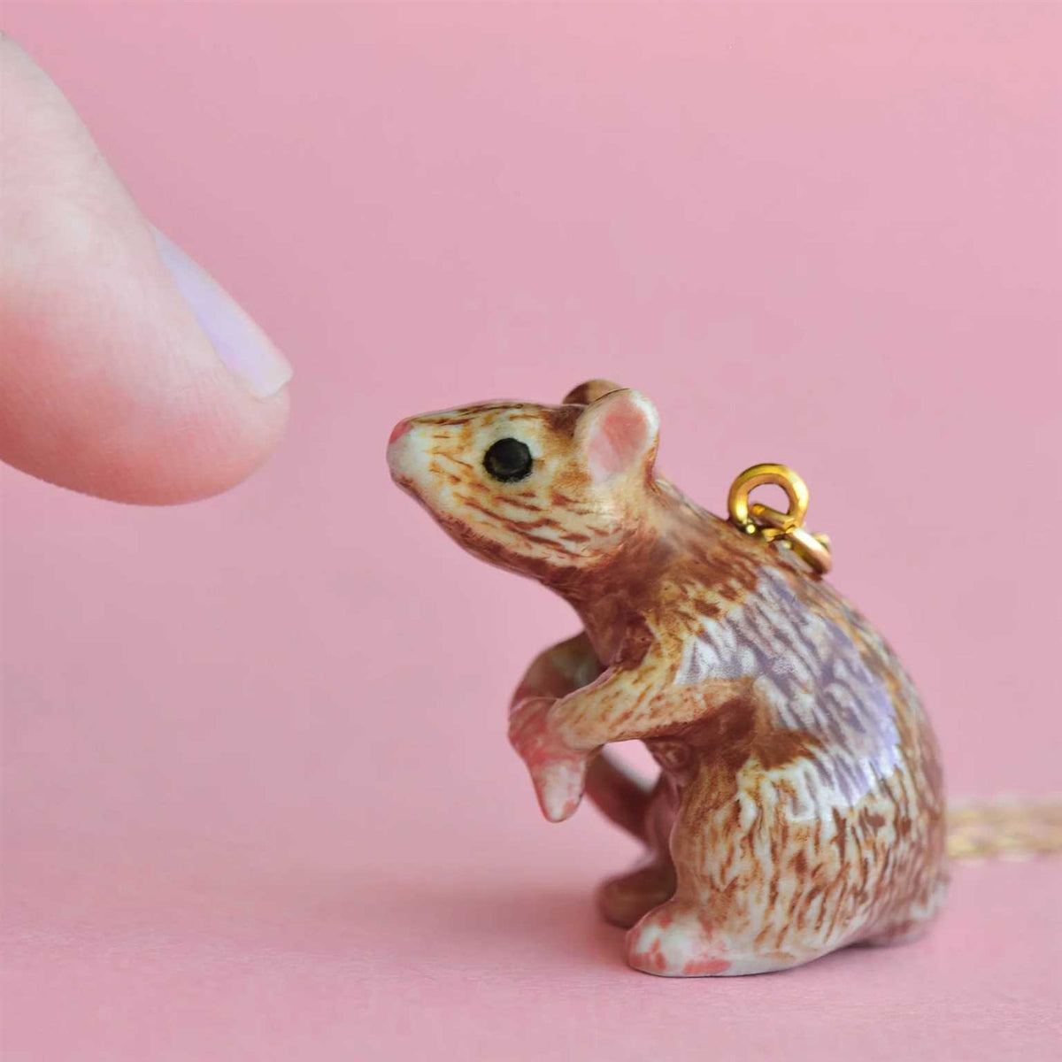 Rat Porcelain Necklace