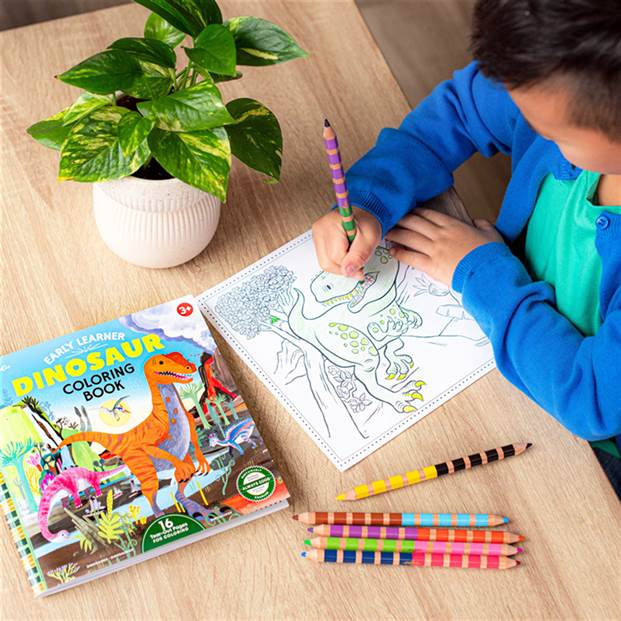 Early Learner Dinosaur Coloring Book