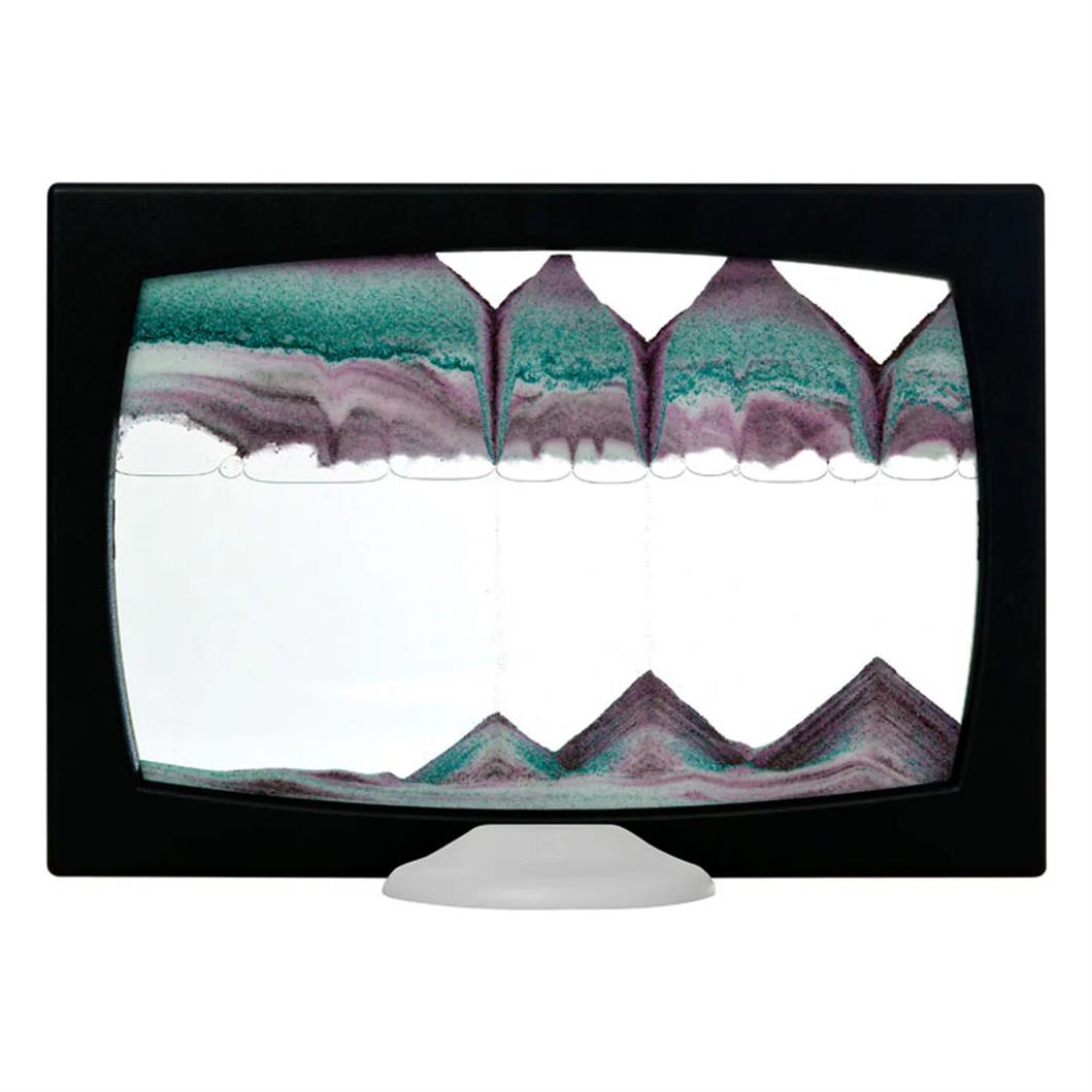 Screenie Two-Tone Black & White Sand Art