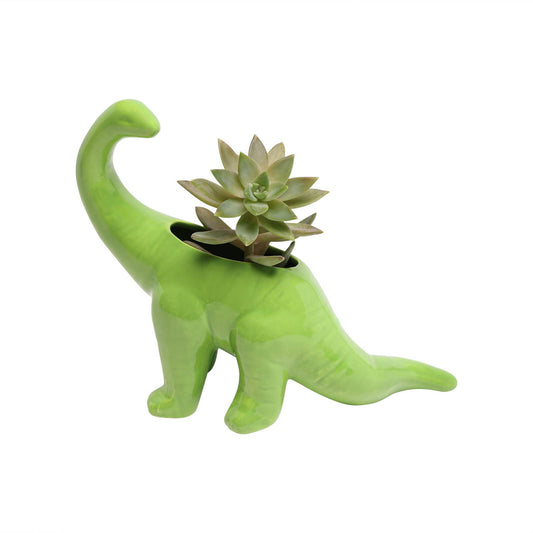 Brontosaurus Foliage Green Planter