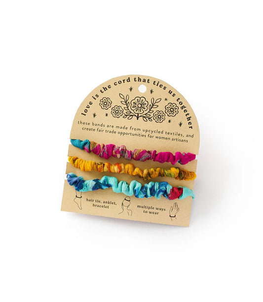 Single Band Scrunchies (Set of 3)