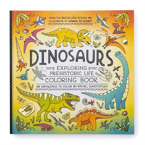 Dinosaurs Coloring Book: 40 Drawings to Color