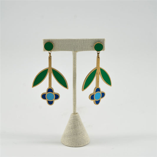 Flower Drop Earrings