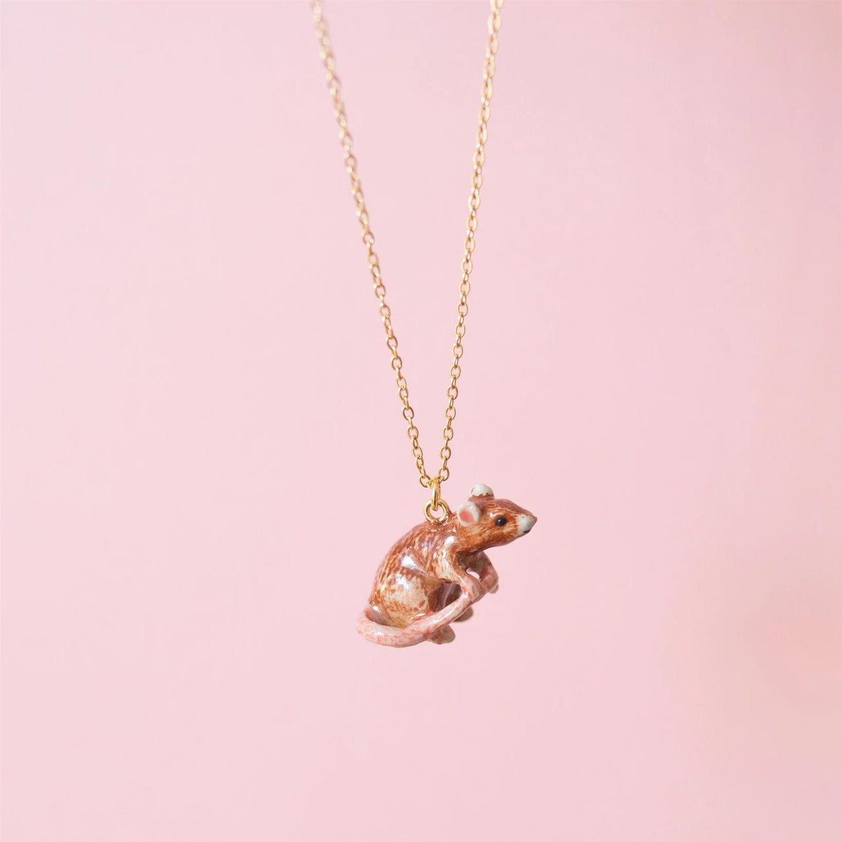 Rat Porcelain Necklace
