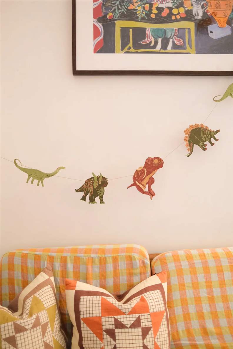 Dinosaur Printed Paper Garland