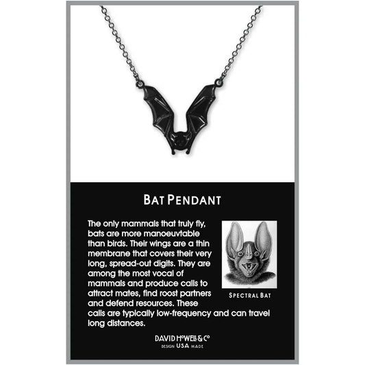 Bat Metal Pendant Necklace