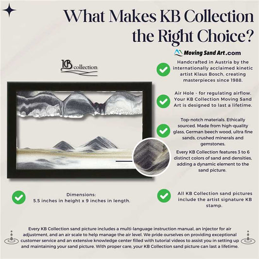 Horizon Classic Black Sand Art