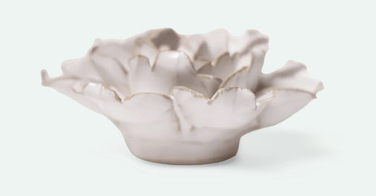 White Rose Ceramic Flower