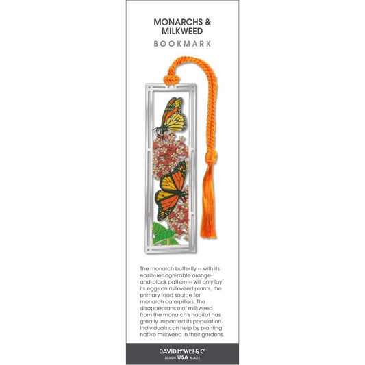 Monarch Butterfly & Milkweed Bookmark