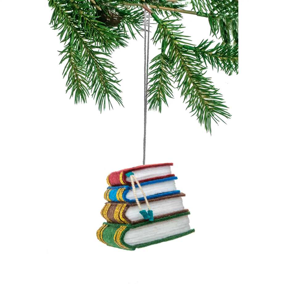 Stack of Books Ornaments