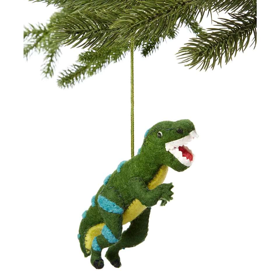 Green T-Rex Ornament