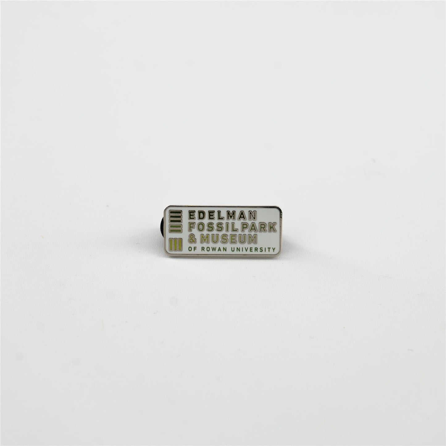 EFM White Enamel Pin