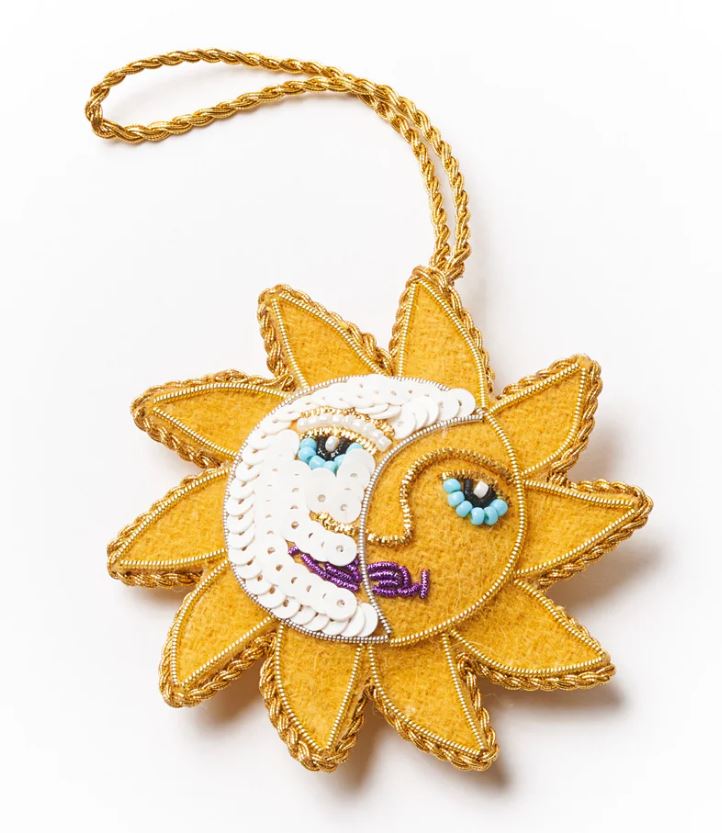 Sun and Moon Felt Ornament