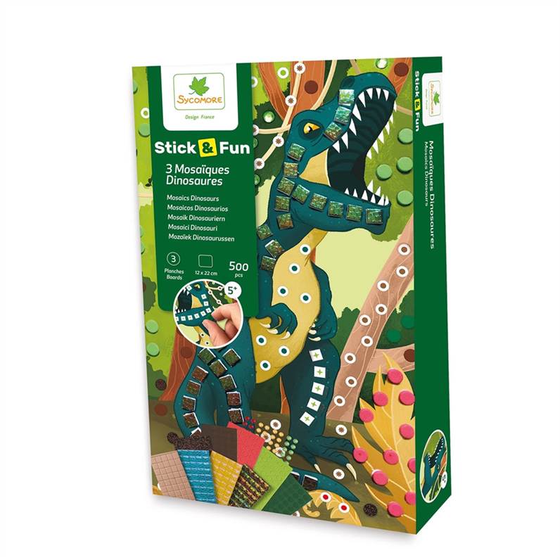 Stick 'N Fun Dinosaur Mosaics