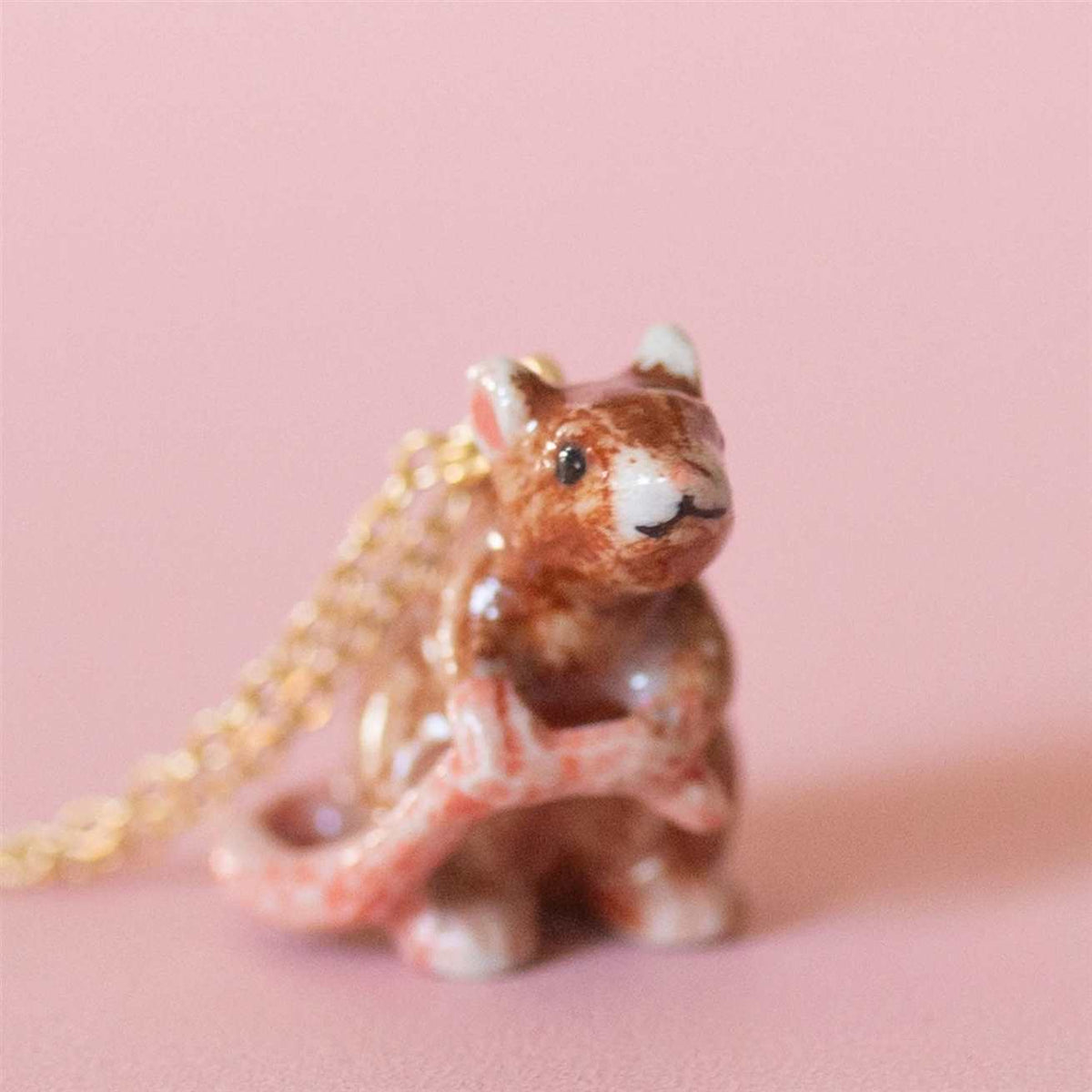 Rat Porcelain Necklace