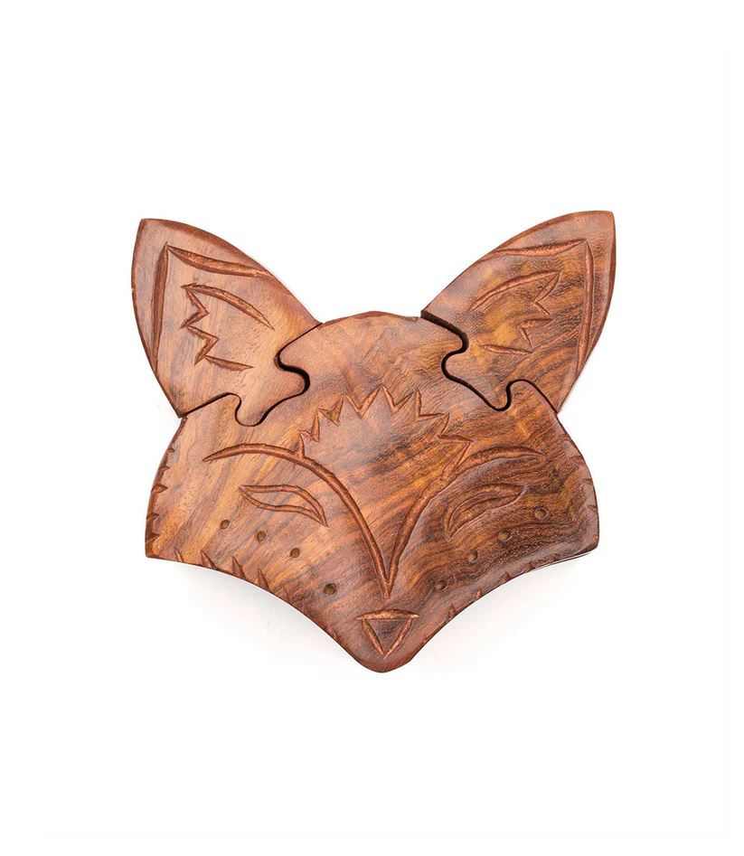 Fox Face Puzzle Box