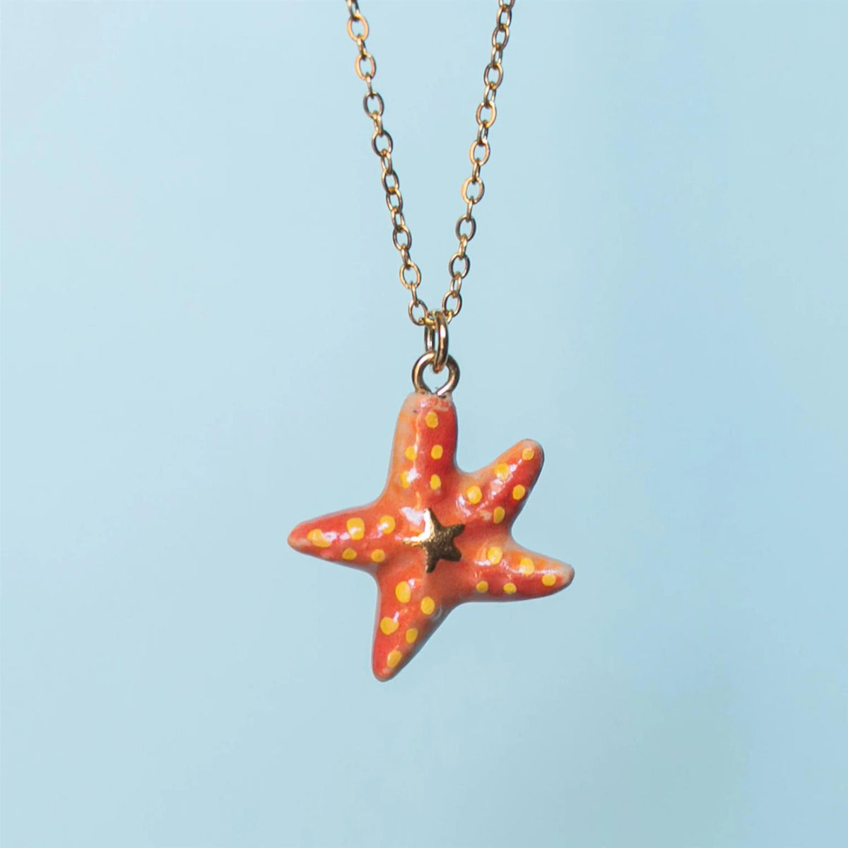 Starfish Porcelain Necklace