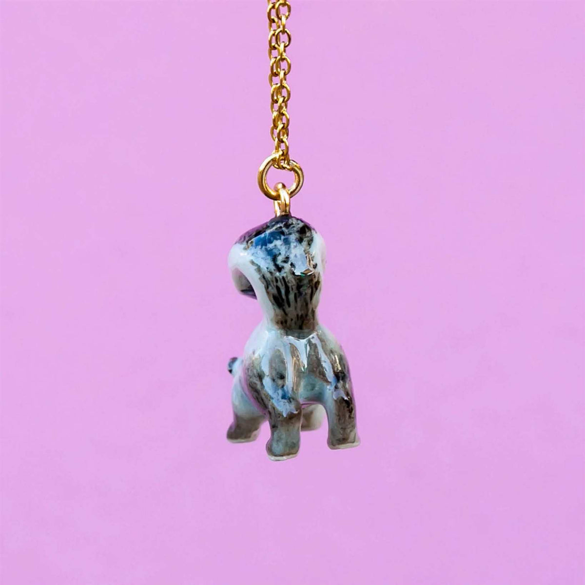 Skunk Porcelain Necklace