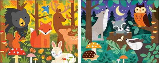 Two-Sided Woodland Jigsaw Puzzle