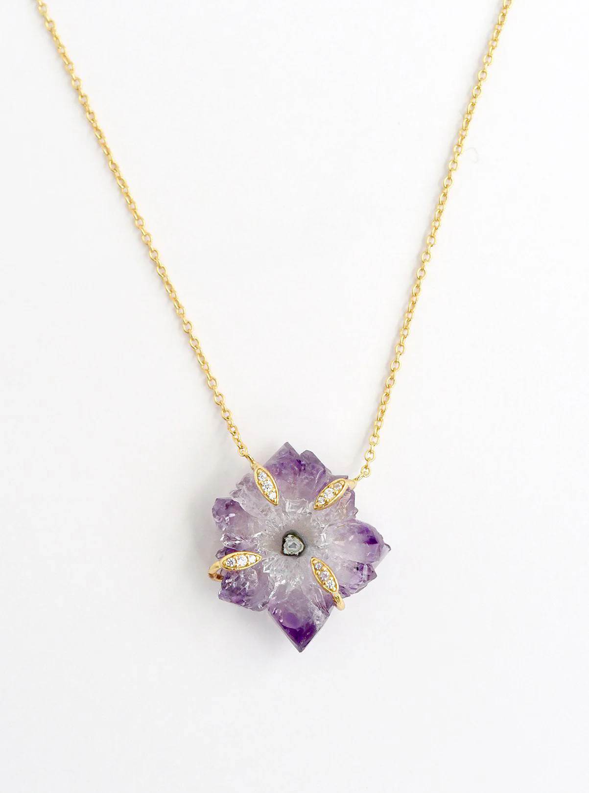 Stalactite Flower Necklace